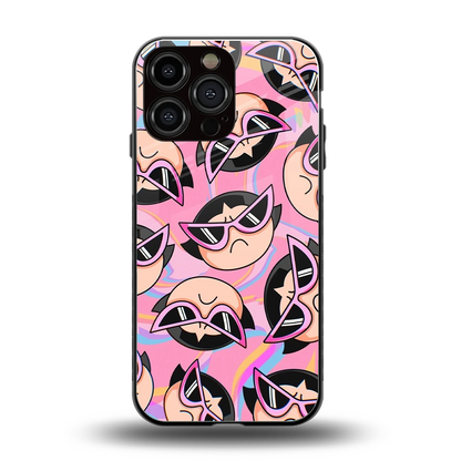 Sassy Squad back phone cover | glass case for iphone 15 pro max
