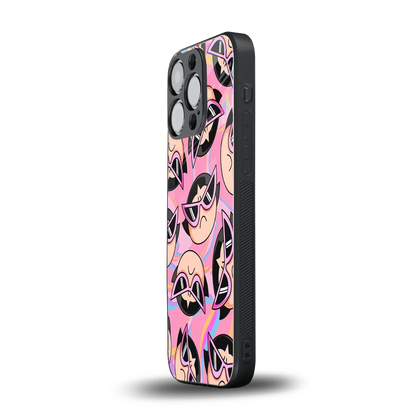 Sassy Squad iphone 15 pro mobile cover | shockproof glass phone case