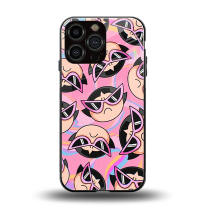Sassy Squad back phone cover | glass case for iphone 16 pro max
