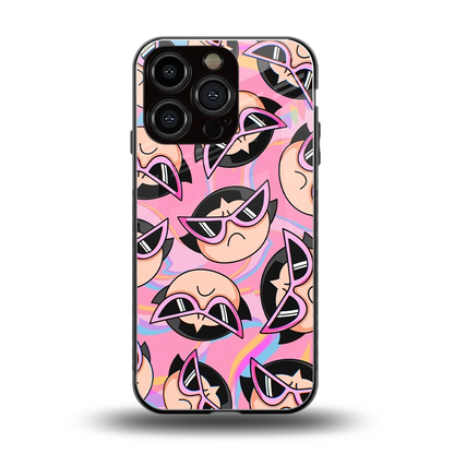 Sassy Squad back phone cover | glass case for iphone 16 pro