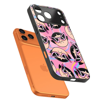 Sassy Squad sleek iphone 17 pro max cover with tempered glass back and TPU edges
