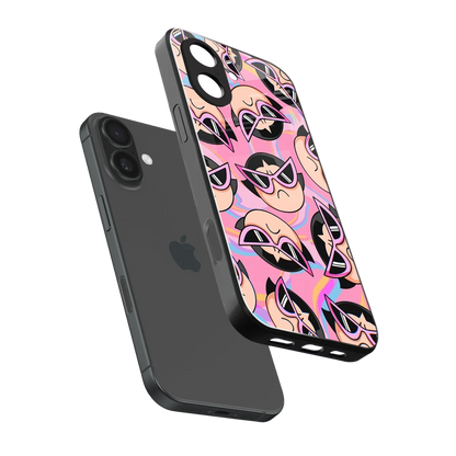 Sassy Squad sleek iphone 17 cover with tempered glass back and TPU edges
