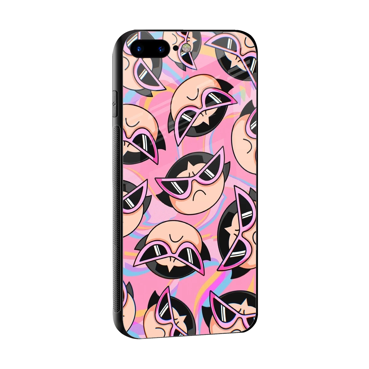 Sassy Squad sleek iphone 8 plus cover with tempered glass back and TPU edges