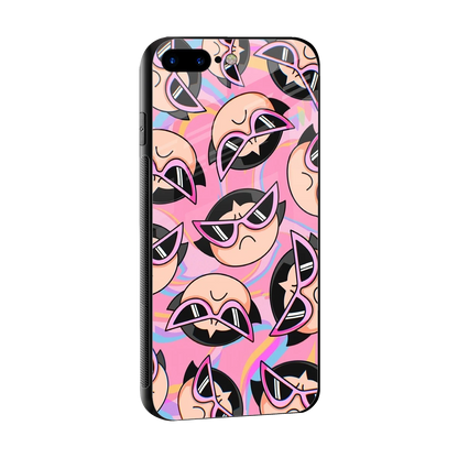 Sassy Squad sleek iphone 8 plus cover with tempered glass back and TPU edges