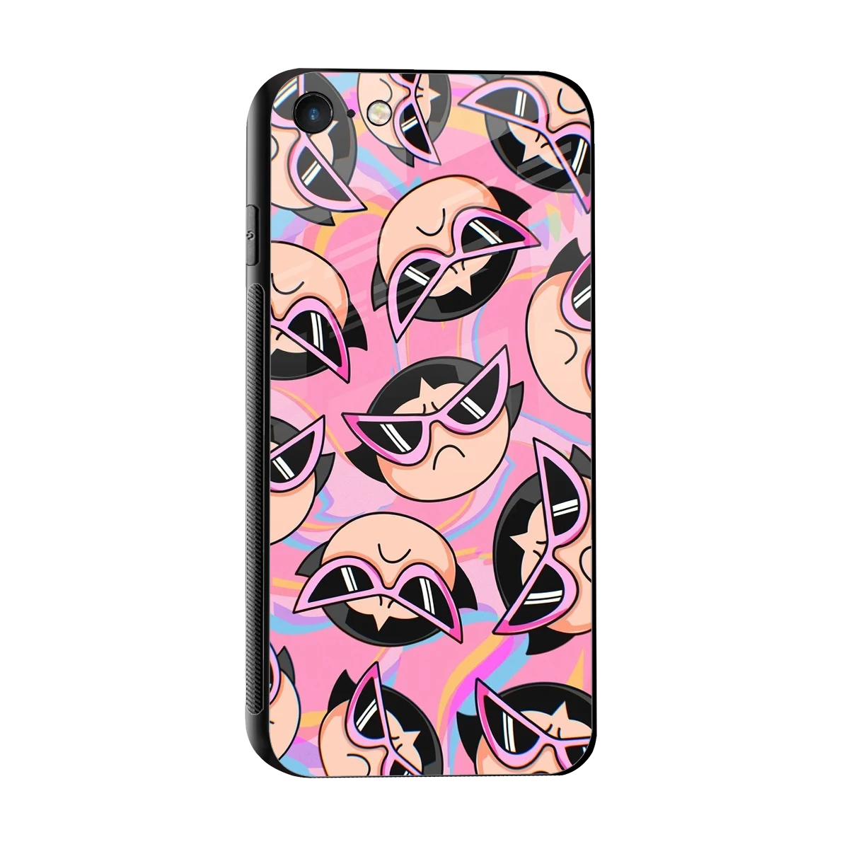 Sassy Squad sleek iphone 7 cover with tempered glass back and TPU edges
