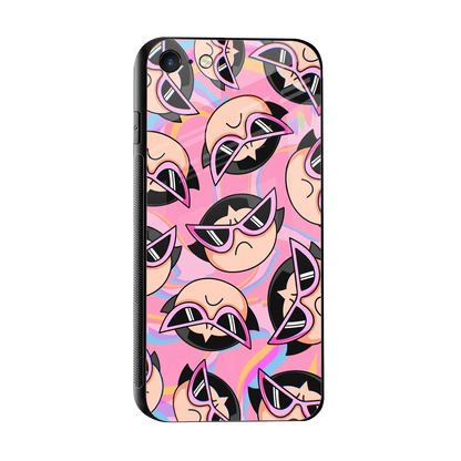 Sassy Squad sleek iphone 7 cover with tempered glass back and TPU edges