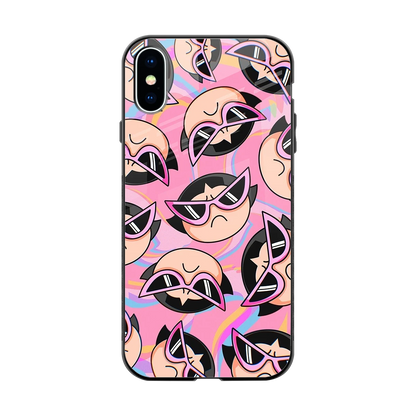 Sassy Squad back phone cover | glass case for iphone xs