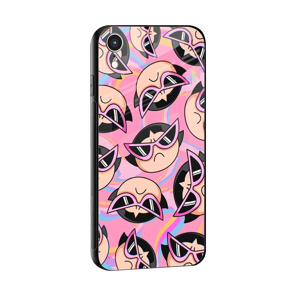 Sassy Squad sleek iphone xr cover with tempered glass back and TPU edges