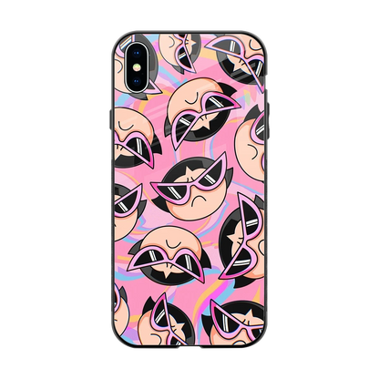 Sassy Squad back phone cover | glass case for iphone xs max