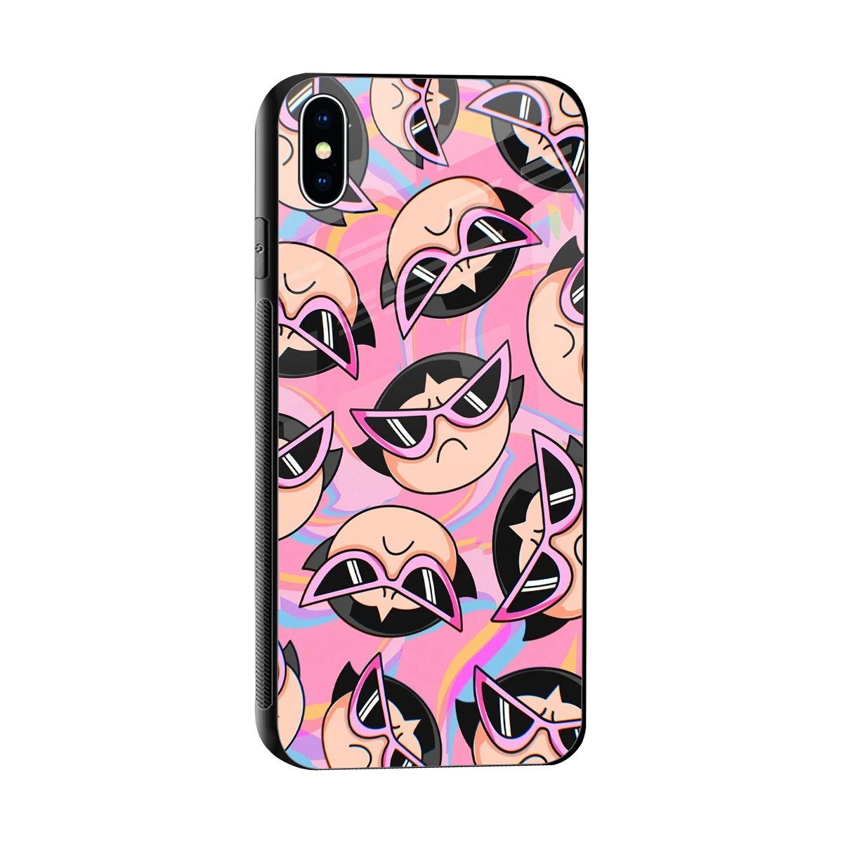 Sassy Squad sleek iphone xs max cover with tempered glass back and TPU edges