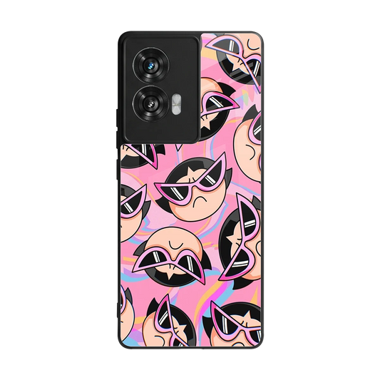 Sassy Squad back phone cover | glass case for motorola edge 50 fusion