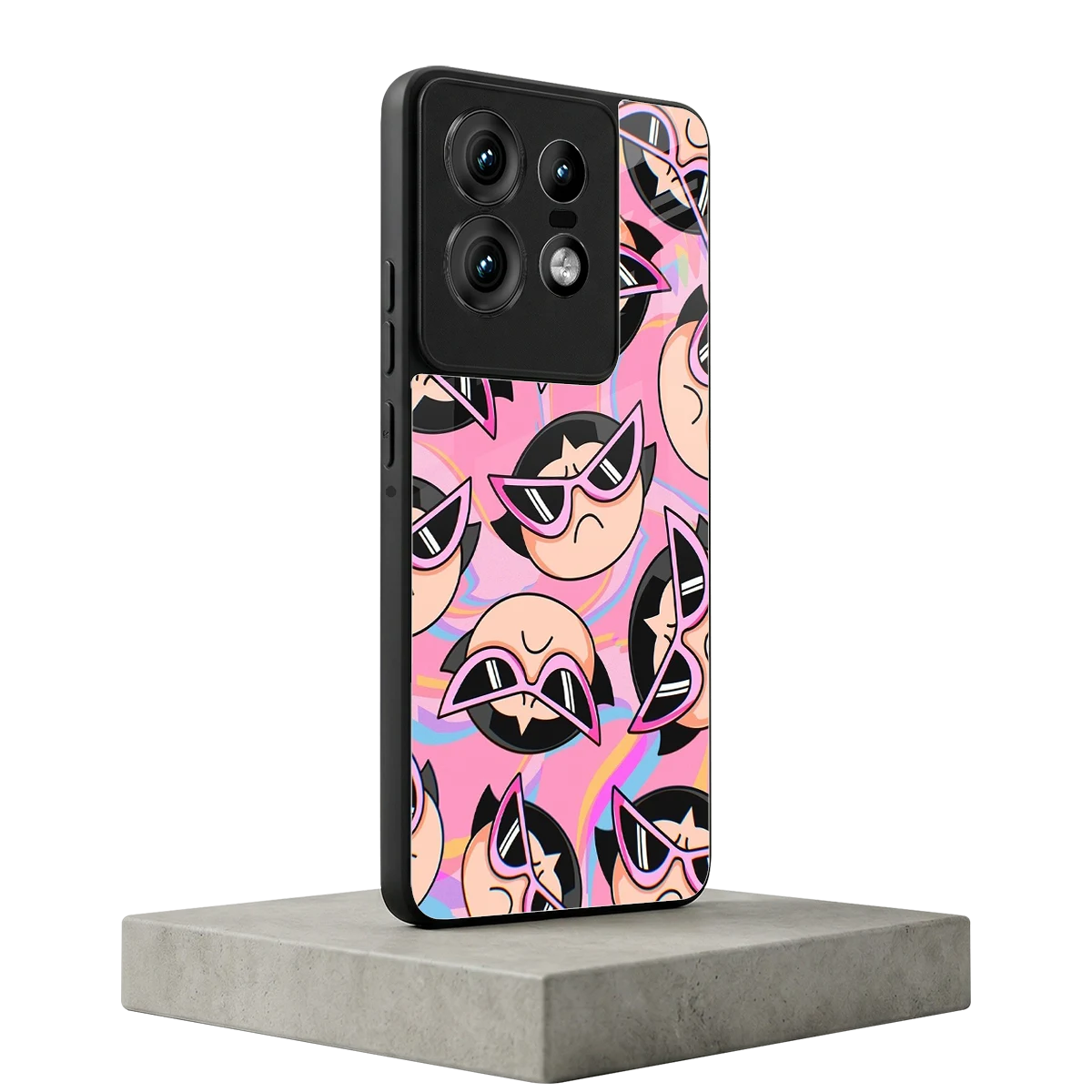 Sassy Squad motorola edge 50 pro mobile cover | shockproof glass phone case