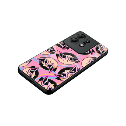 Sassy Squad stylish phone case for motorola edge 50 pro | glossy glass and slim fit