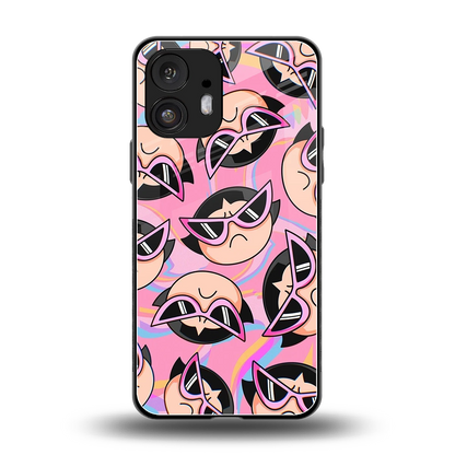 Sassy Squad back phone cover | glass case for nothing phone 2