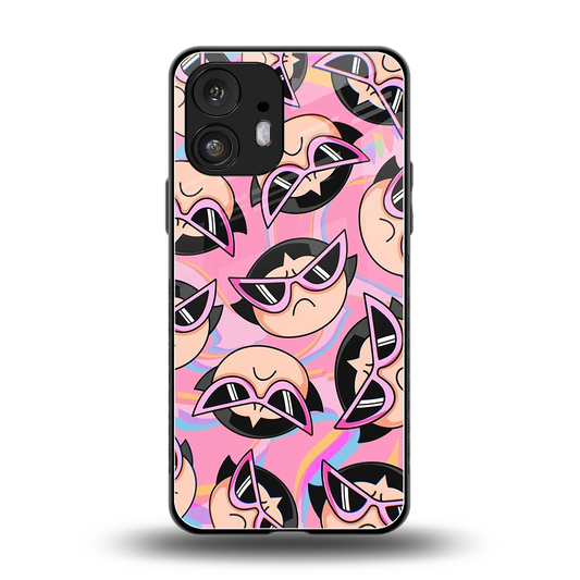 Sassy Squad back phone cover | glass case for nothing phone 2