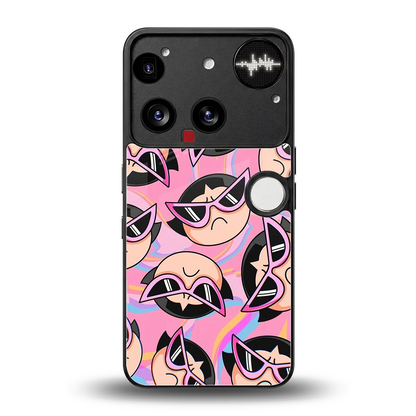 Sassy Squad back phone cover | glass case for nothing phone 3