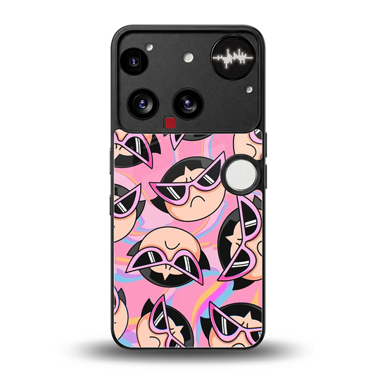 Sassy Squad back phone cover | glass case for nothing phone 3