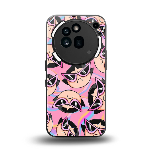 Sassy Squad back phone cover | glass case for nothing phone 3a pro