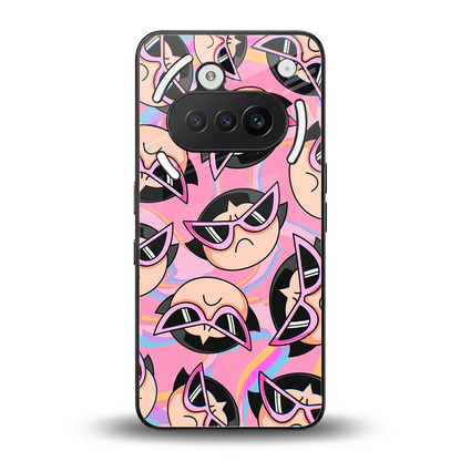 Sassy Squad back phone cover | glass case for nothing phone 3a