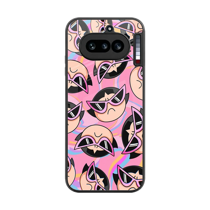 Sassy Squad back phone cover | glass case for nothing phone 4a