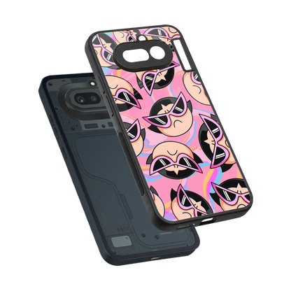 Sassy Squad sleek nothing phone 4a cover with tempered glass back and TPU edges
