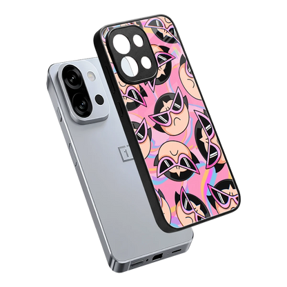 Sassy Squad sleek oneplus 13s cover with tempered glass back and TPU edges