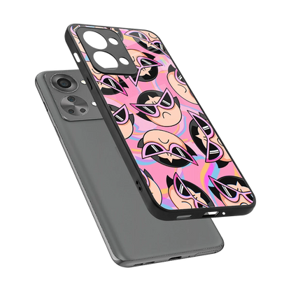 Sassy Squad sleek oneplus nord 2t cover with tempered glass back and TPU edges