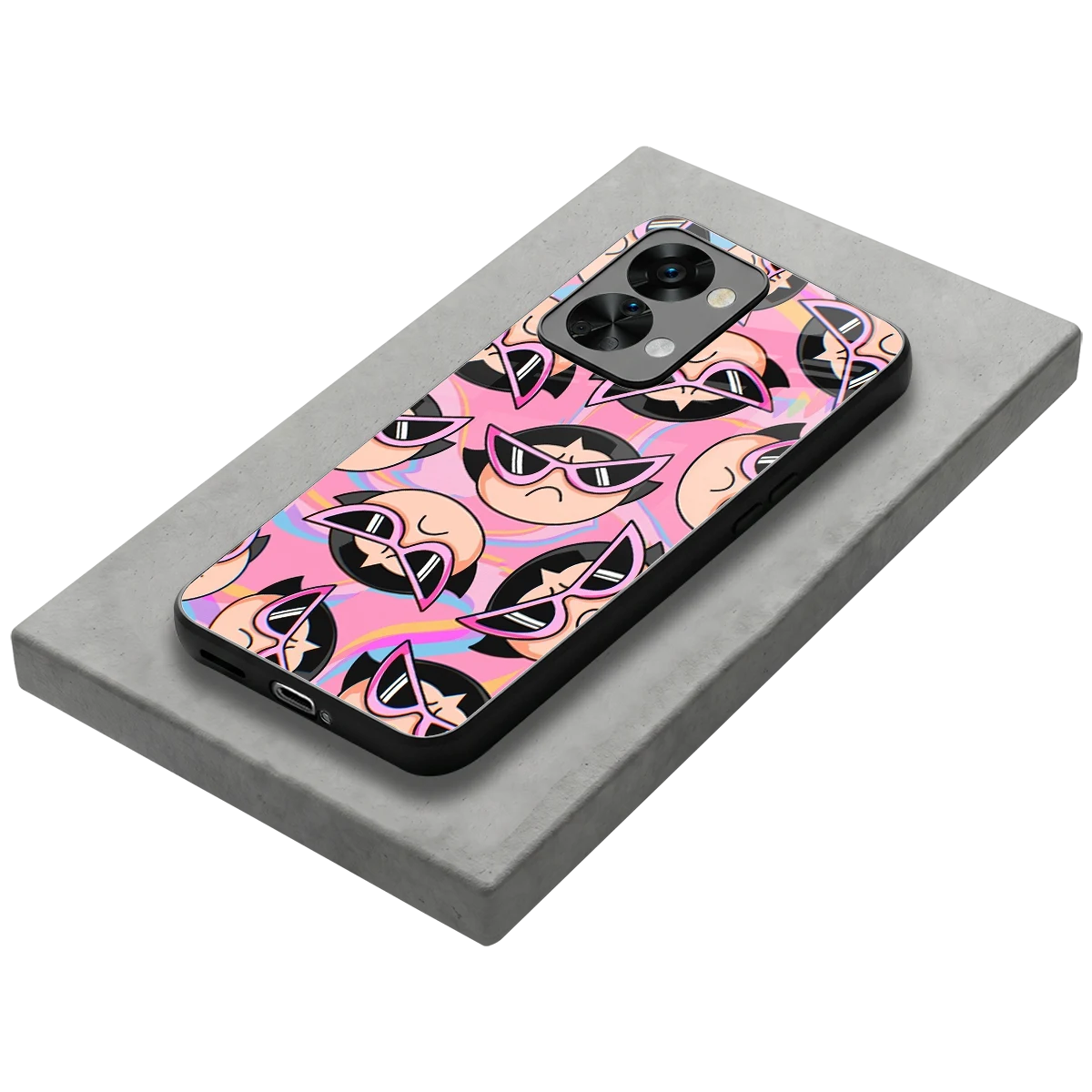 Sassy Squad stylish phone case for oneplus nord 2t | glossy glass and slim fit