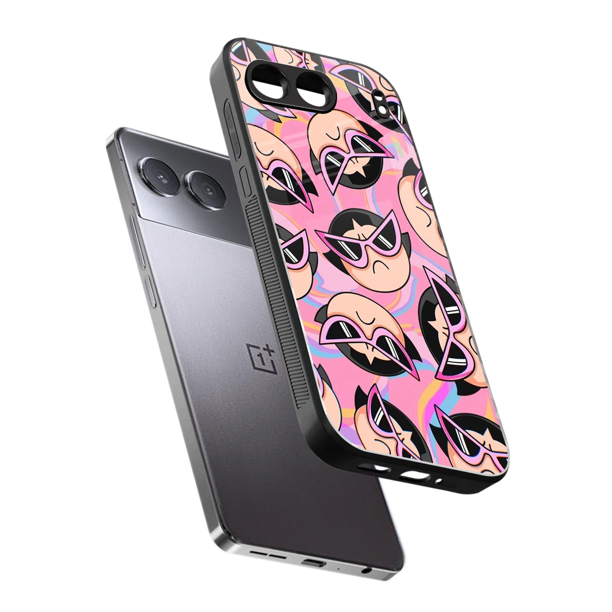 Sassy Squad sleek oneplus nord 4 cover with tempered glass back and TPU edges