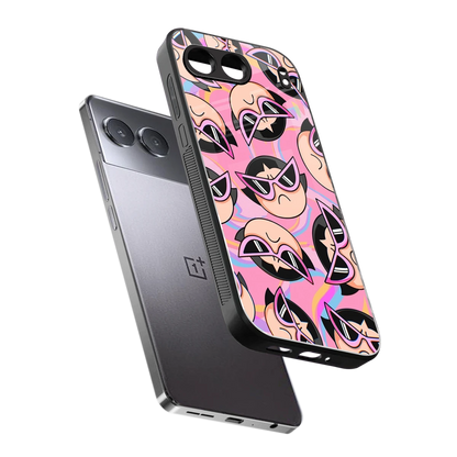 Sassy Squad sleek oneplus nord 4 cover with tempered glass back and TPU edges