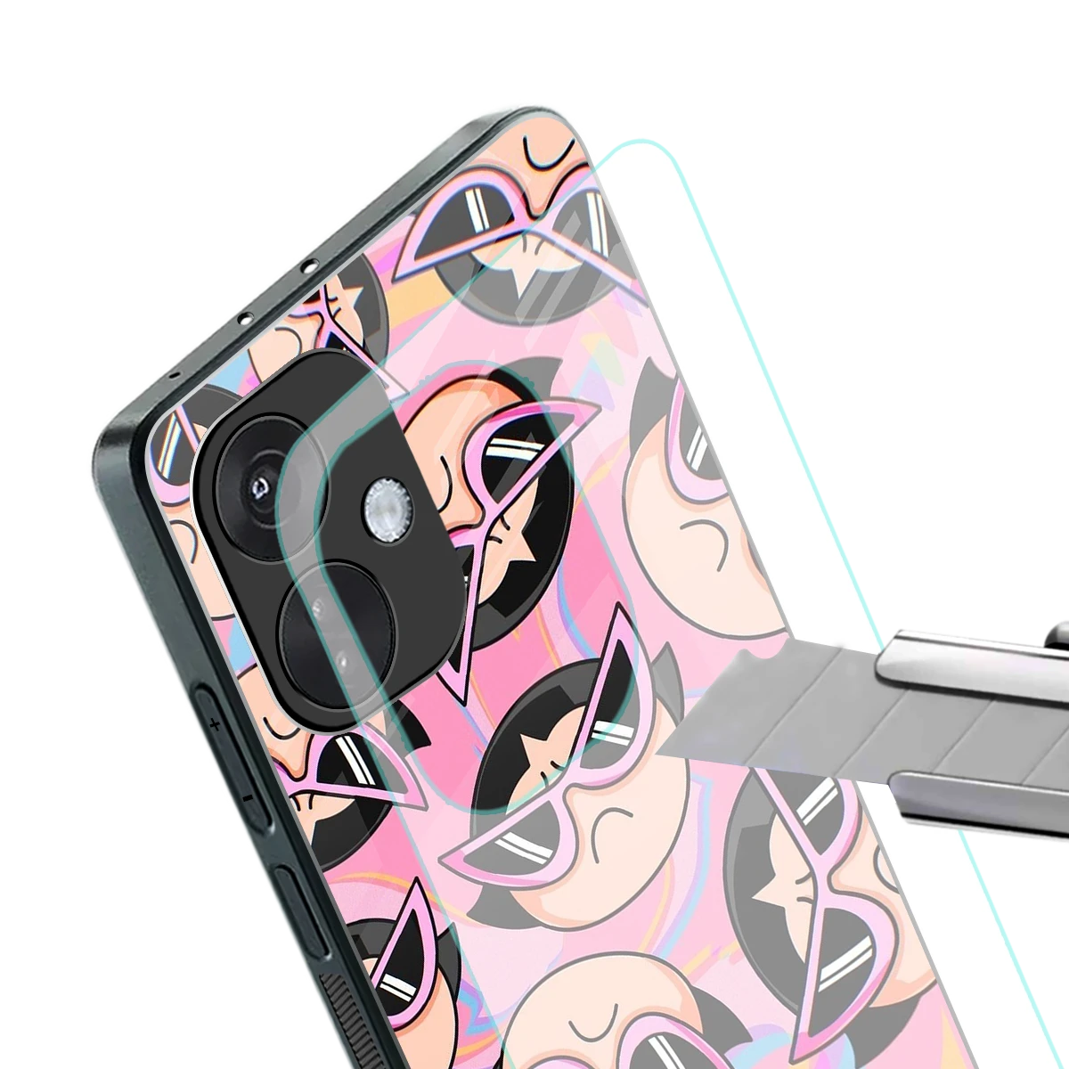 Sassy Squad stylish phone case for oneplus nord ce 3 | glossy glass and slim fit