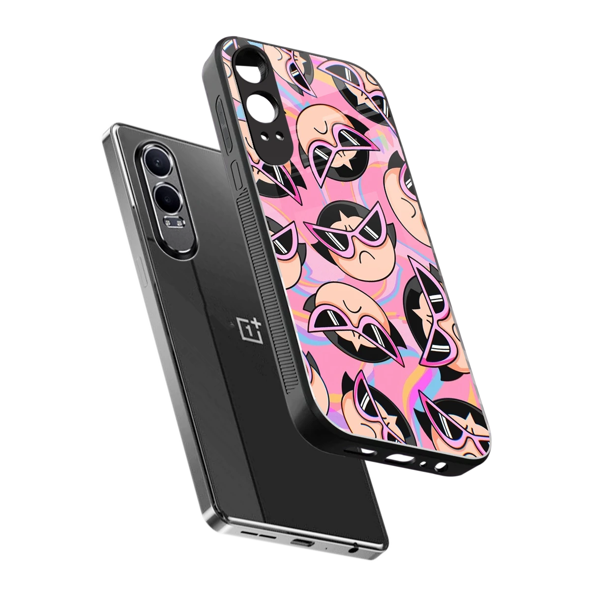 Sassy Squad sleek oneplus nord ce 4 lite cover with tempered glass back and TPU edges