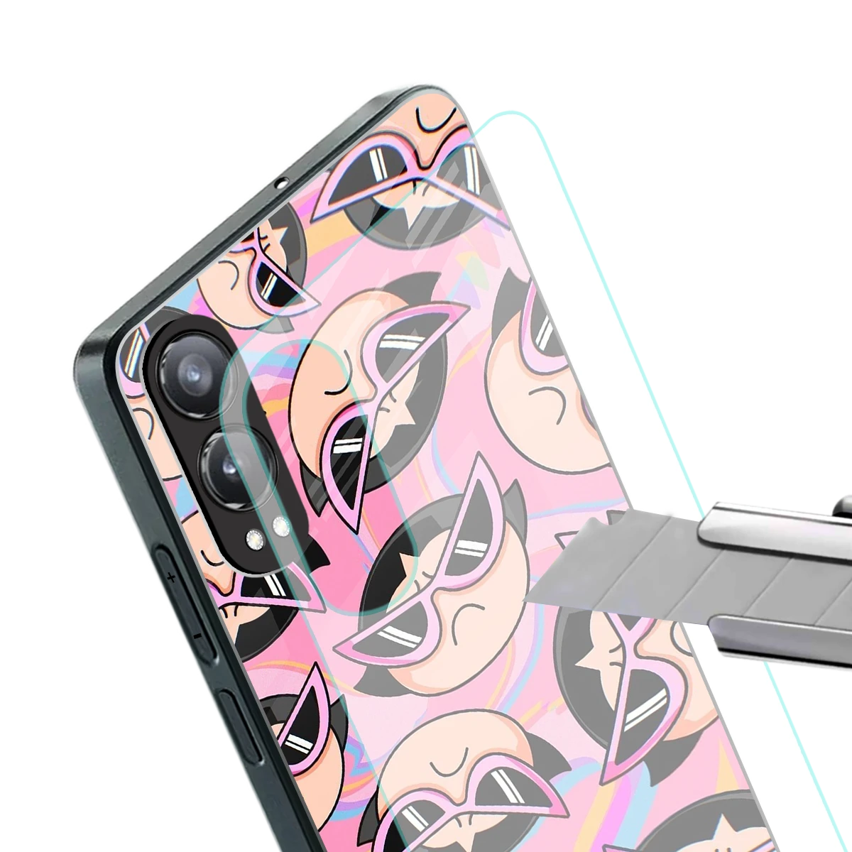 Sassy Squad stylish phone case for oneplus nord ce 4 lite | glossy glass and slim fit