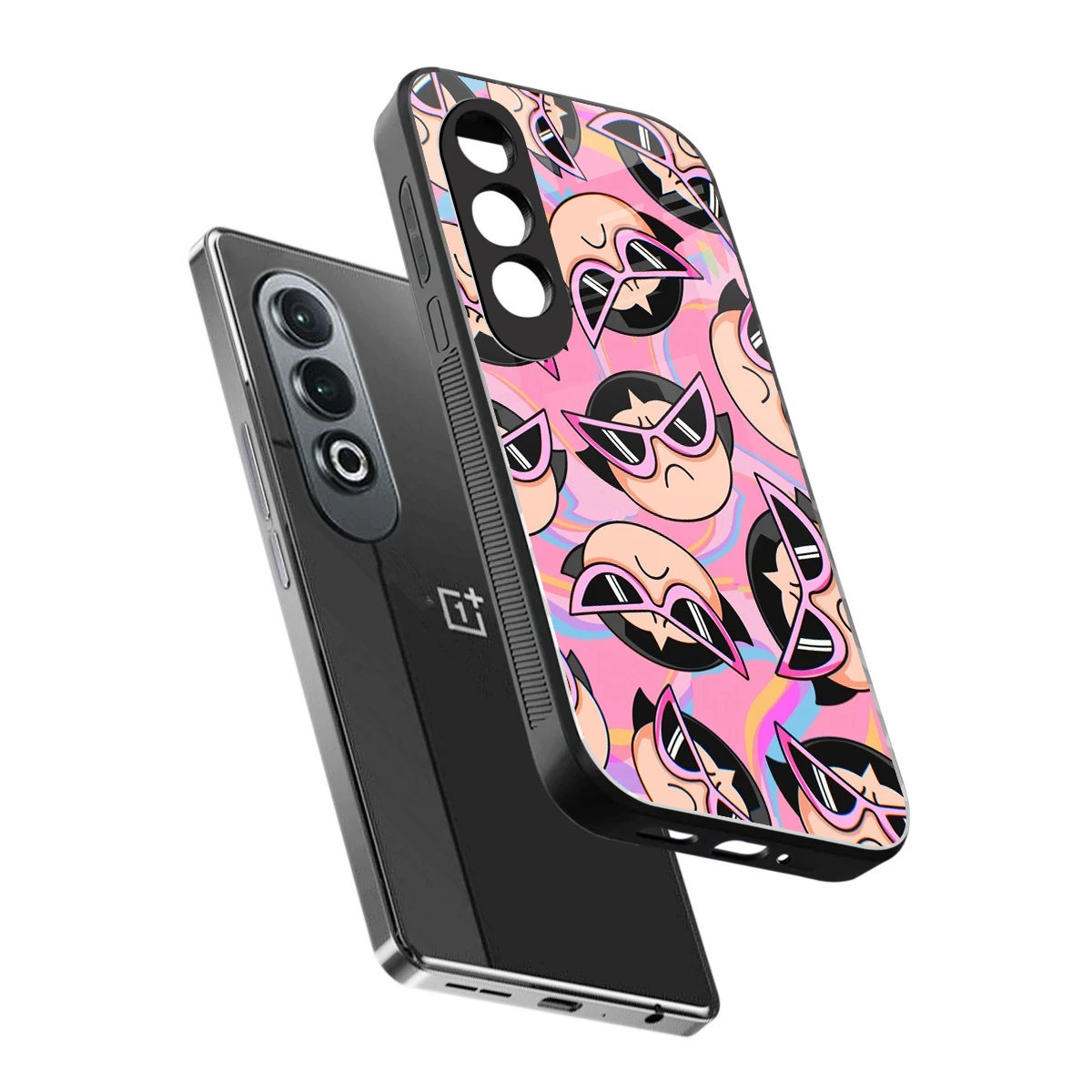 Sassy Squad sleek oneplus nord ce 4 cover with tempered glass back and TPU edges