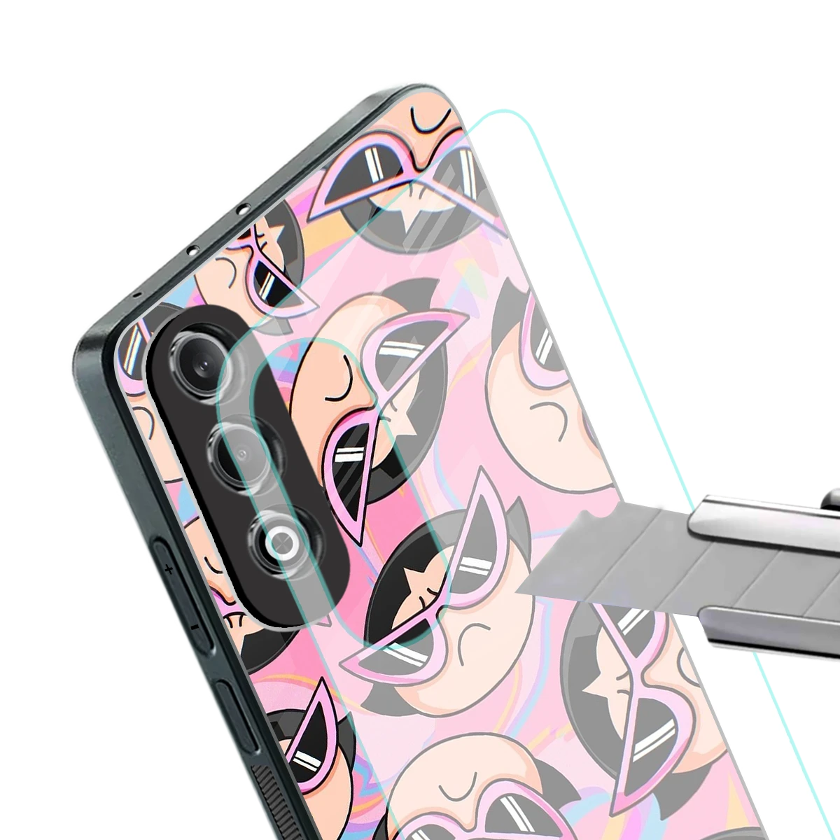 Sassy Squad stylish phone case for oneplus nord ce 4 | glossy glass and slim fit