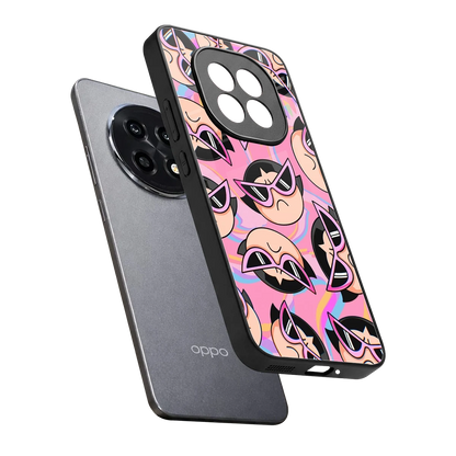 Sassy Squad sleek oppo f29 pro 5g cover with tempered glass back and TPU edges