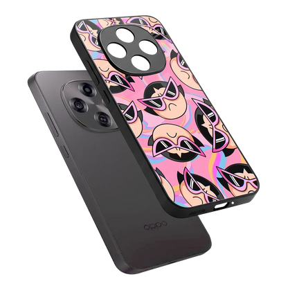 Sassy Squad sleek oppo f31 pro 5g cover with tempered glass back and TPU edges