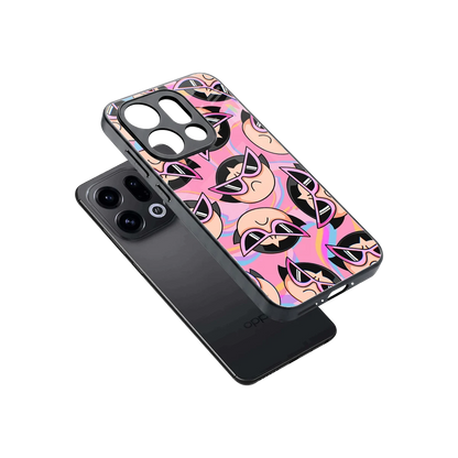 Sassy Squad sleek oppo find x9 cover with tempered glass back and TPU edges