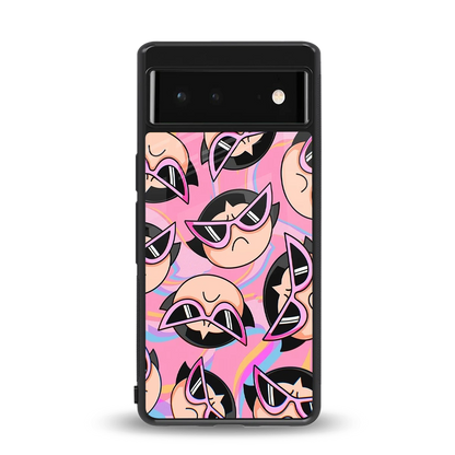 Sassy Squad back phone cover | glass case for google pixel 6a