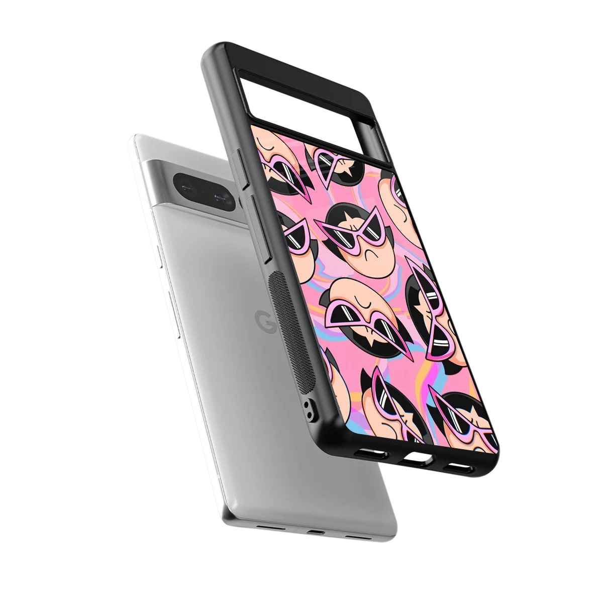 Sassy Squad sleek google pixel 7 pro cover with tempered glass back and TPU edges