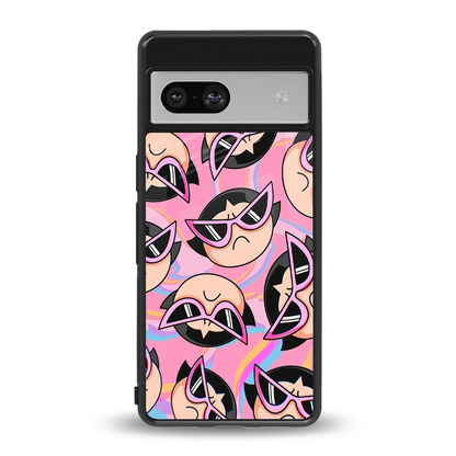 Sassy Squad back phone cover | glass case for google pixel 7a