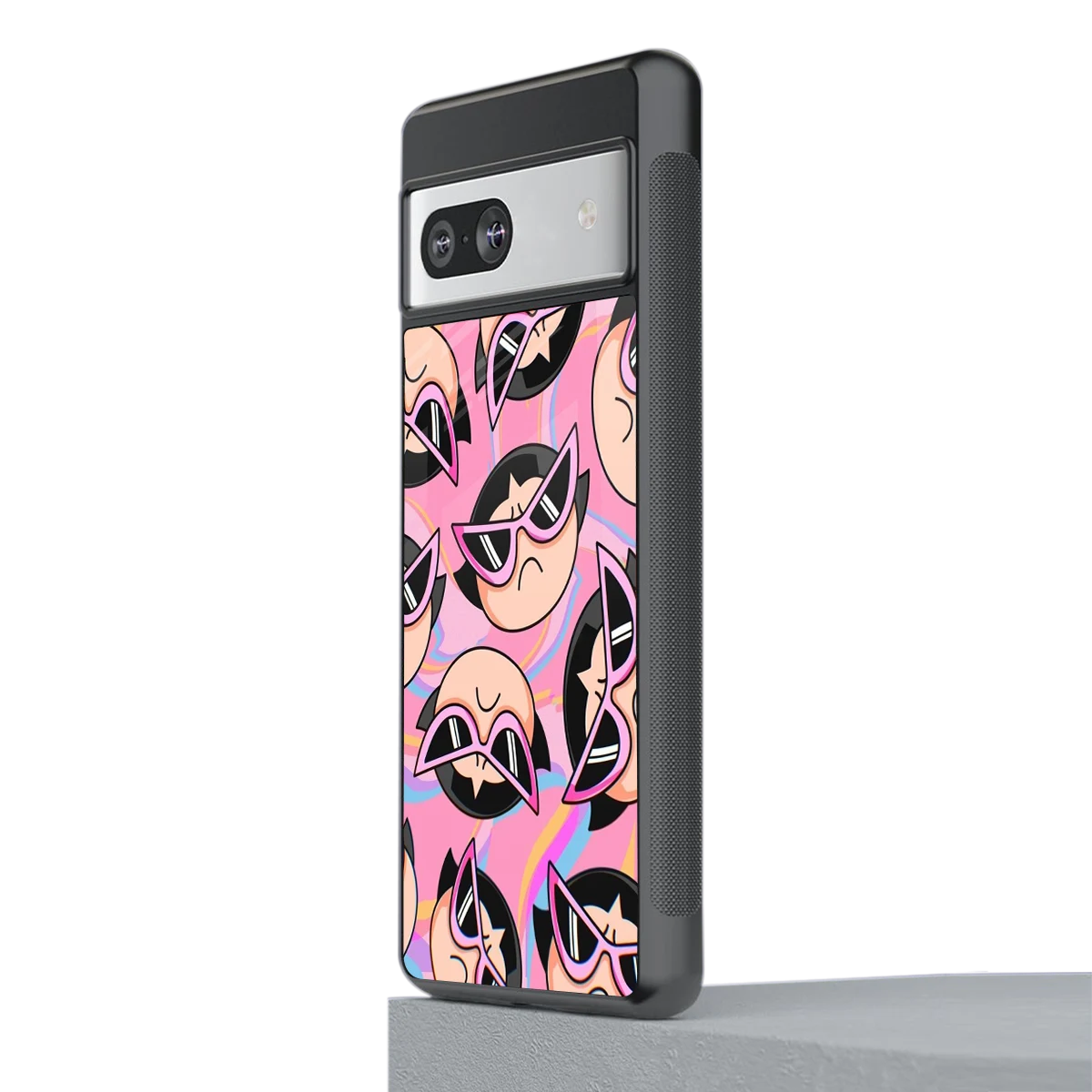 Sassy Squad stylish phone case for google pixel 7a | glossy glass and slim fit