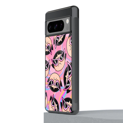 Sassy Squad stylish phone case for google pixel 8 pro | glossy glass and slim fit