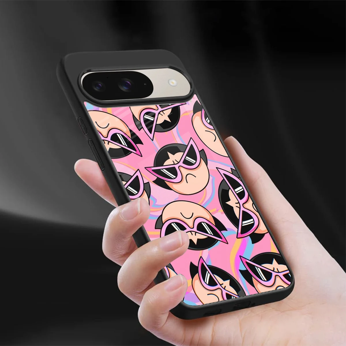 Sassy Squad sleek google pixel 9 cover with tempered glass back and TPU edges