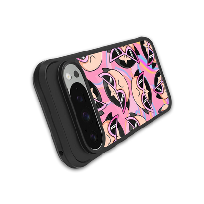 Sassy Squad stylish phone case for google pixel 9 pro xl | glossy glass and slim fit