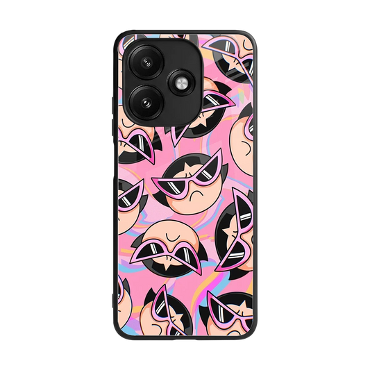 Sassy Squad back phone cover | glass case for redmi 12 5g
