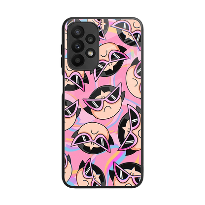 Sassy Squad back phone cover | glass case for samsung galaxy a23
