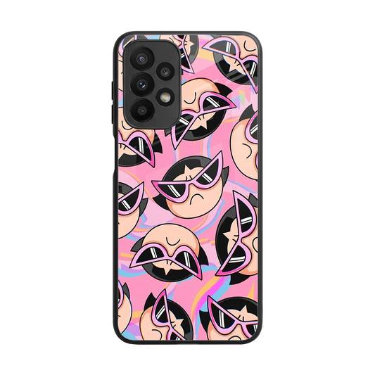 Sassy Squad back phone cover | glass case for samsung galaxy a23