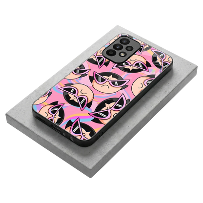Sassy Squad stylish phone case for samsung galaxy a23 | glossy glass and slim fit