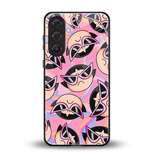 Sassy Squad back phone cover | glass case for samsung galaxy m36 5g